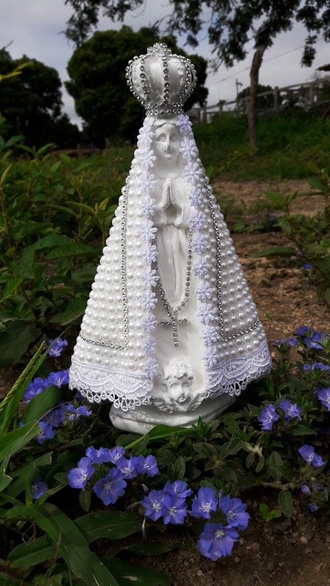 NOSSA SENHORA APARECIDA PEROLADA 23 CM