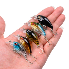 Conjunto de iscas de pesca Isca dura de pesca Mini Minnow Balanço flutua - comprar online
