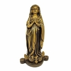 Imagem Nossa Senhora Aparecida Fac-Símile em Mármore Com Pintura em Bronze 28cm