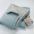 Acolchado Cuna Tussor Celeste/Gris Claro - comprar online