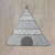 Alfombra Tejida Carpa Tipi Celeste / Gris / Blanco - Muebles Más Chicos