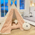 Carpa Tipi Rosa con Serigrafia Estrellas