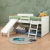 Cama Mini Puente Light + Tobogán + Escalera baja + Baranda 120 - comprar online