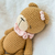 Osita Tejida con cuellito Rosa - comprar online