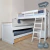 Cama Puente Alta Bambú Pilares + Nido Bambú + Escalera Alta + Baranda 120cm - comprar online