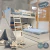 Cama Puente Pleno Alta + Cama Flexa Blanca + Escalera Alta + Baranda 120cm - comprar online