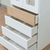 Ropero Light c/vidrios 4 cajones - tienda online