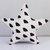 Almohadón estrella con serigrafía nubes - comprar online
