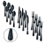 Imagem do Conjunto Talheres de Luxo Black Inox Faqueiro Preto 24 Peças - WD
