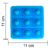 Aplique 3D Interativo para Decoração Pop IT Azul em EVA - Cod 123020 - Piffer - comprar online