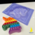 Forma Para Unicornio de Chocolate Pop It Fidget Em 3 Partes Com Silicione Cod 1216 - Porto Formas - Embalike