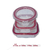 Conjunto 3 Potes De Vidro Tampa Hermética 150ml/170ml/250ml Freezer e Microondas - WD - Embalike