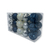 Kit 30 Bolinhas De Natal Enfeite Natalino 6cm Azul - WD
