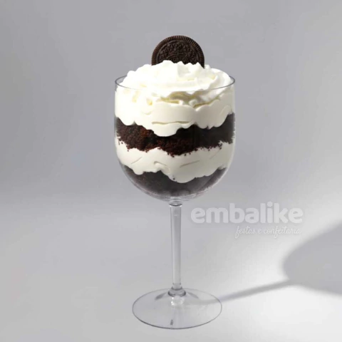 Taça Acrílica Para Bolo na Taça Sobremesa 450ml - comprar online