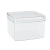 8un Cake Box Quadrada 1600ml Cristal Tampa Alta - Produfest na internet