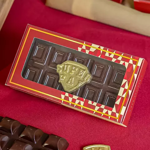 10un Caixa Para Barra de Chocolate 300g Com Visor 2083