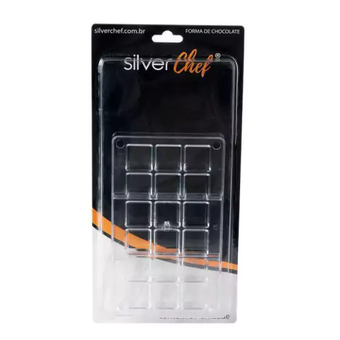 Forma Policarbonato Bombons Quadradinhos FT401 - Silver Chef