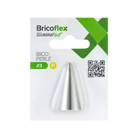 Bico De Confeitar Bricoflex Inox 304 Pequeno Perle #3