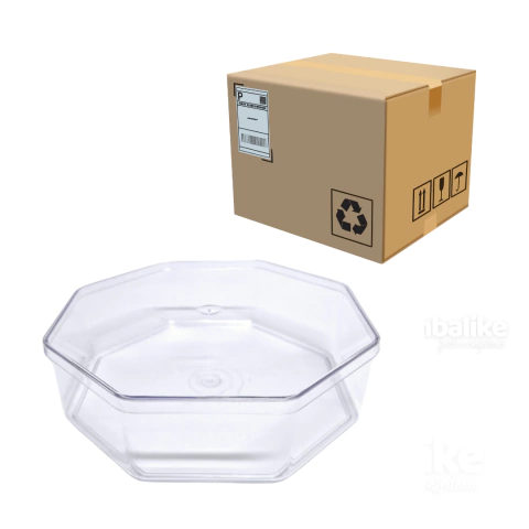 Atacado 12 Cake Box 1600ml Acrílico Veneza Com Tampa 6512