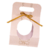 10un Cinta Maleta Para Pote Globo Cinta Bol Bege e Dourado - 4813 IDEIA