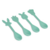 Kit 12 Colheres Decoradas de Páscoa Verde Candy 01440 - Festplastik Ovo de Colher