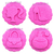 Kit Ejetor Max Bonequinha da Barbie Carimbos Rosa Pink Glitter - BlueStar Lançamento na Embalike