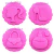 Kit Ejetor Max Bonequinha da Barbie Carimbos Rosa Pink Glitter - BlueStar Lançamento na Embalike