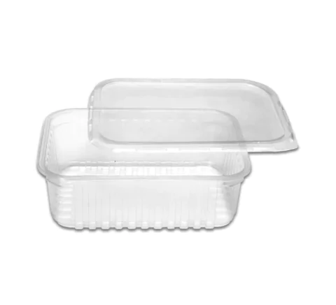 Pote Marmita Retangular 750ml Com Tampa - PRAFESTA PR750