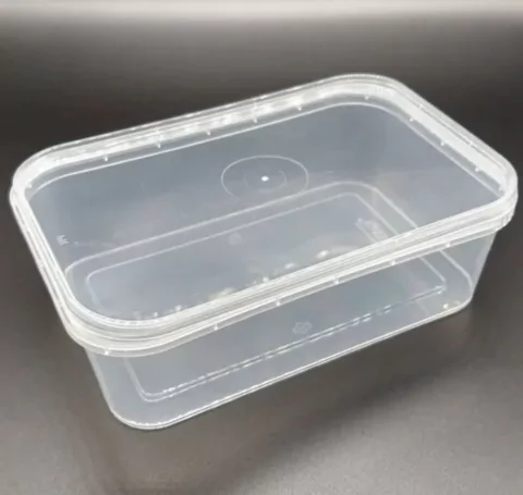 10un Pote Retangular 500ml Com Tampa E Lacre - Prafesta