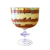 Taça Acrílica Americana 1250ml Borda Dourada Sem Tampa - 2096 LSC - comprar online