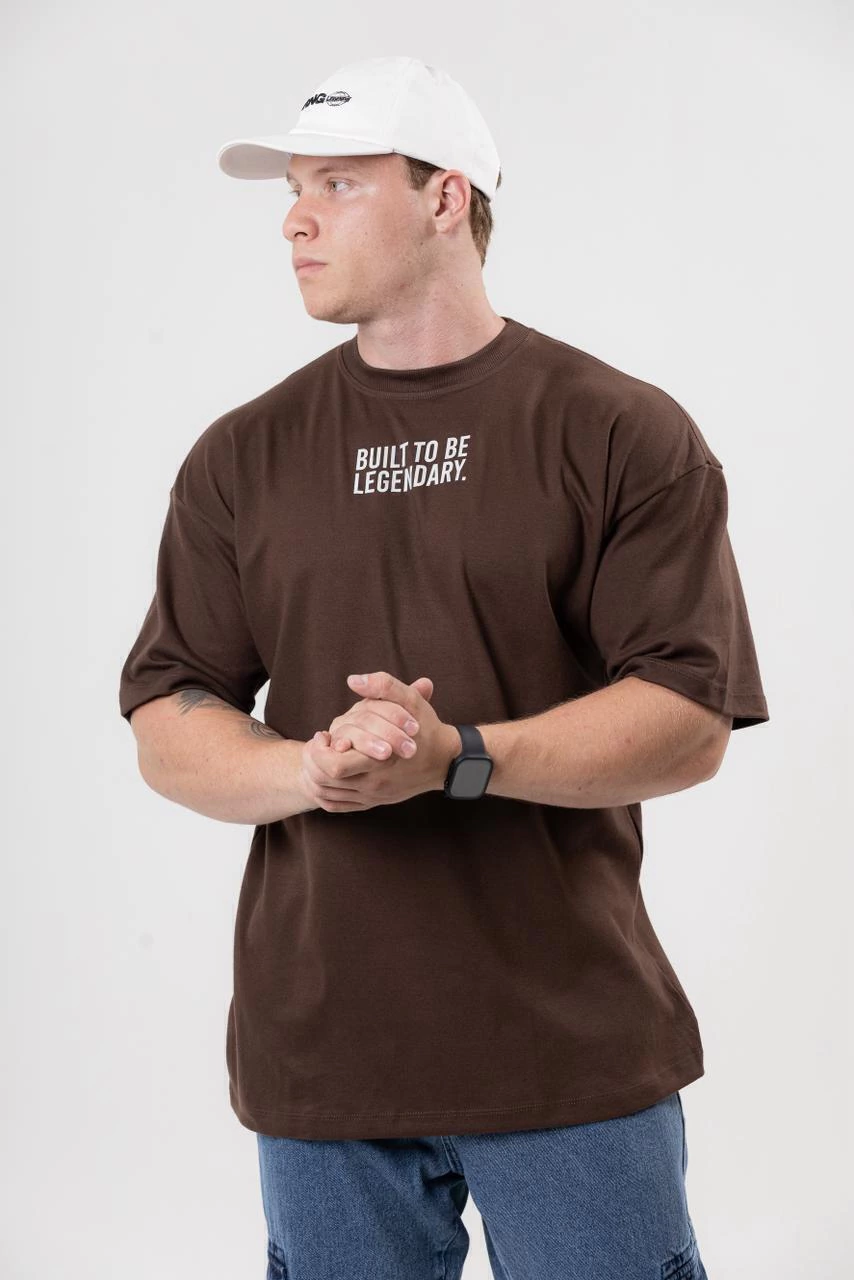 Camisa Oversized Marrom Legendary