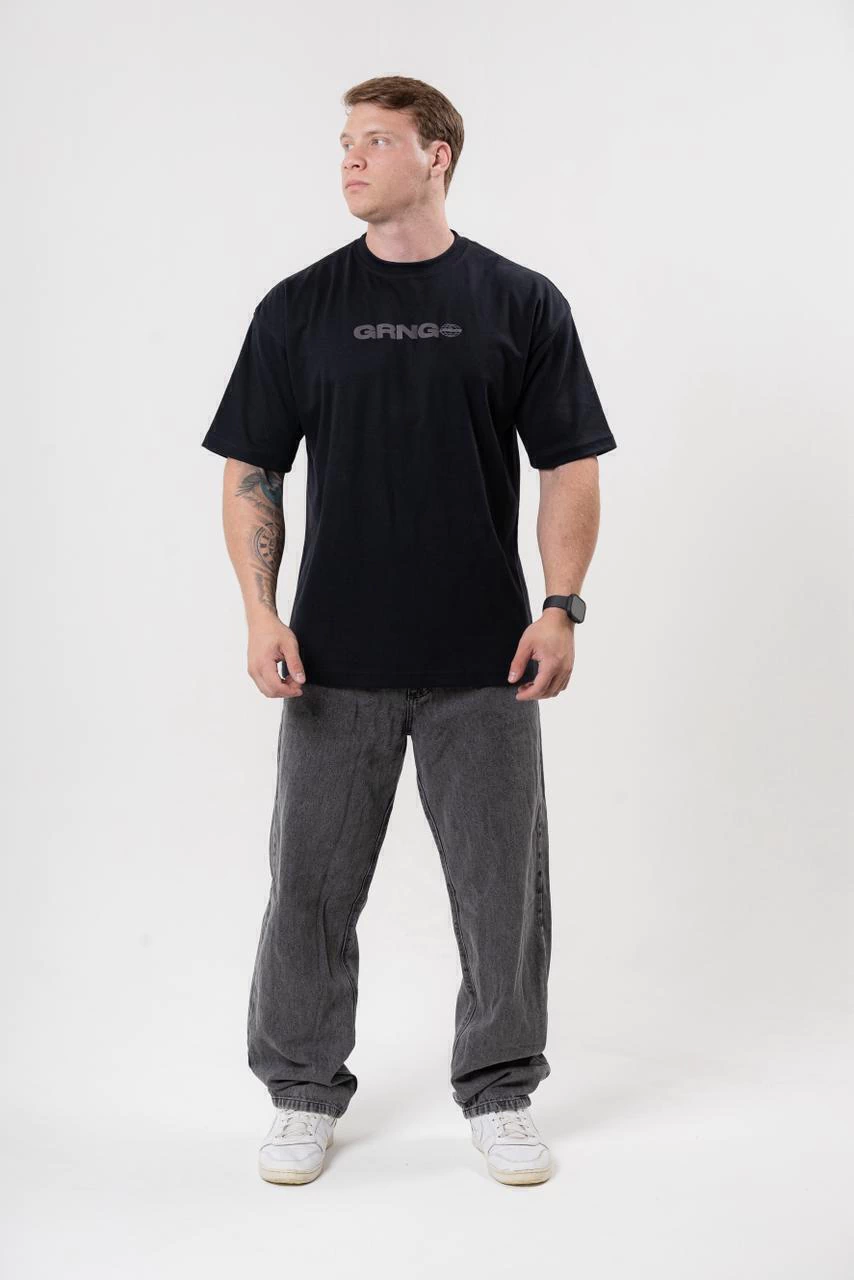 Calça Baggy Marmorizada