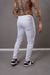 Calça Slim Fit Sarja Branco - Caunt Jeans