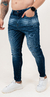 Calça Skinny Destroyed Escura - Caunt Jeans