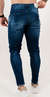 Calça Skinny Destroyed Escura - Caunt Jeans