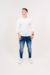 Calça Skinny Destroyed Escuro - comprar online
