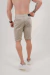 Bermuda Alfaiataria Cetim Bege - Caunt Jeans