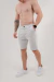 Bermuda Alfaiataria Cetim Cinza - Caunt Jeans