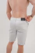 Bermuda Alfaiataria Cetim Cinza - Caunt Jeans