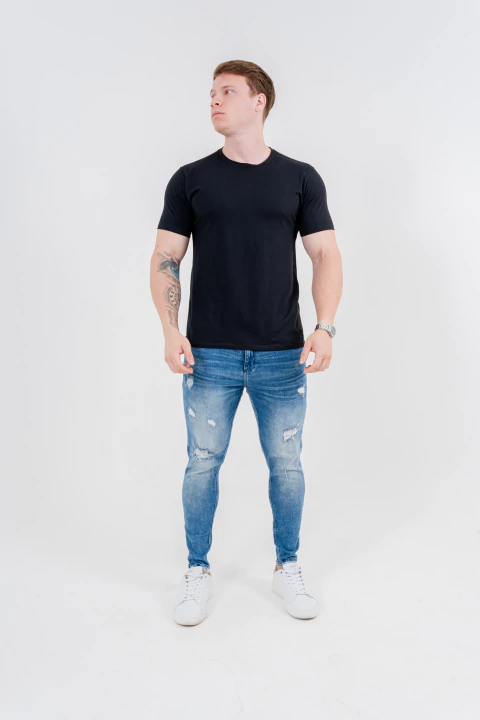 Calça Skinny Destroyed - comprar online