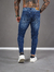 Calça Slim Fit Jeans Casual Escura