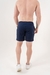 Short Linho Curto Azul Marinho