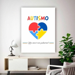 Quadro Decorativo Autismo Amor - comprar online