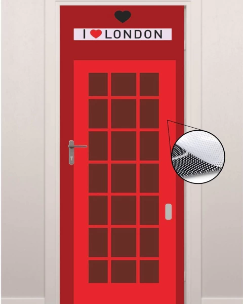 Adesivo PERFURADO London Londres AP12