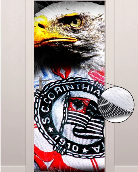 Adesivo PERFURADO Corinthians time futebol AP22