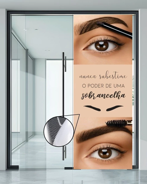 Adesivo PERFURADO sobrancelhas AP75