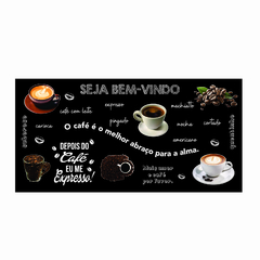 Adesivo Lousa Papel Parede Decorativo Café Cafeteria Xícara Bem Vindo CC28 na internet