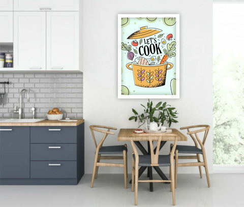 Quadro Cozinha Lets Cook