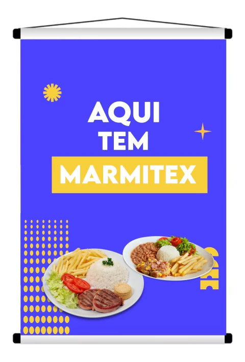 Banner aqui tem marmitex Marmita Restaurante BN87 - comprar online