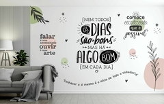 Adesivo Decorativo Parede Boho Psicologia Frases BPF2